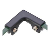 Reggimensola Vetro L Clamp Glass Clamps Aquarium Corner Protected Board Holder Clips Ceramic Connecting DIY Cabinet Aluminum Fit 3 to 12mm(1 x L for 3-7mm)