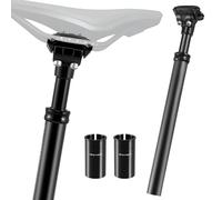 Reggisella a molla 3 in 1, sospensione sella per bicicletta - 27,2, 30,9 o 31,6 mm di diametro, 350 mm di lunghezza, reggisella a molla in alluminio per mountain bike e bici da strada, E-Bike & City