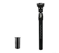 Reggisella per sospensione MTB 30.9mm Meccanismo Parallelogramma | Lega alluminio 6061, per corsa 45mm, finitura sabbiata, per city bike e per gravel, nero opaco