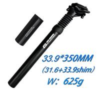 Reggisella sospensione bici in lega di alluminio coppia regolabile lunghezza 350