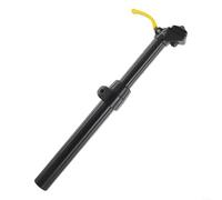 Reggisella telescopico for mountain bike, altezza regolabile, sospensione manuale con olio-aria, lega di alluminio, diametro 33,9 mm, lunghezza 375 mm