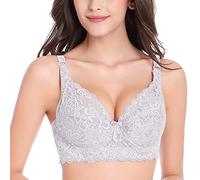 Reggiseni da donna taglie forti in cotone sportivo reggiseni da donna senza ferretto Ped Bralette per le donne T Shirt Reggiseno a compressione reggiseno a copertura completa con spalline larghe usura