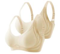 Reggiseni da donna taglie forti per donne reggiseno levigante anti cedimento senza ferretto copertura completa comodo sport, Wh1, 3XL