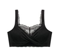 Reggiseni Giornalieri Senza Fili For Mastectomia For Donne Reggiseni A Copertura Totale Dopo L'intervento Reggiseno Con Tasche Comfort For Protesi Mammarie(Black,80/36C)
