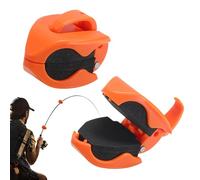 Reggiseni per canne da - Supporto compatto antiscivolo in 2 pezzi | portacanna multifunzionale | per dilettanti uomini donne famiglia esterno spiaggia casa veicolo