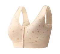 Reggiseni premaman e allattamento da donna comodi reggiseni con chiusura comoda sul davanti senza ferretto Bralette in cotone gilet per donna stampa floreale taglie forti reggiseni sportivi per tutti