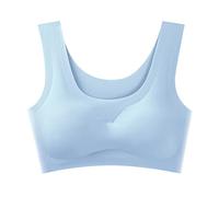 Reggiseni sottili in seta di ghiaccio da donna, comodi, per yoga, palestra, corsa, allenamento, con reggiseni sportivi leggeri rimovibili da donna, taglie forti, D, L