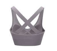 Reggiseni Sportivi da Donna, Reggiseni Sportivi da Donna, Reggiseno Senza Cuciture con Imbottiture Rimovibili, Bralette con Incrocio sulla Schiena, Bralette da Yoga(A,S)