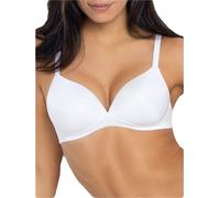 SÌèLEI, Reggiseno con Coppe Imbottite, Realizzato in Morbida Microfibra, con Finiture Invisibili e Senza Ferretto, Designed in Italy, Color Bianco, Taglia 2C
