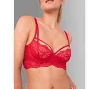 Reggiseno a balconcino eco fabrics Sublime Rosso 2 D Tinta unita