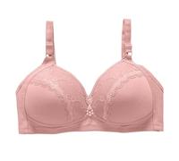 Reggiseno a copertura completa Coppa morbida Pizzo Senza Rimless Sottile Regolabile Oversize Senza Cuciture Confortevole Traspirante, B, C