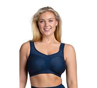 Reggiseno a Coppa Piena e Sezione Molto Alta Senza Ferretto Miss Mary Cotton Fresh, Beige 11C Dark Blue