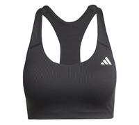 Reggiseno a costine con supporto medio per donna adidas PowerReact Noir M C/D