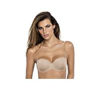 Reggiseno a fascia imbottito Sièlei 1570 schiena nuda (2, Cipria)