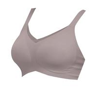 Reggiseno a figura intera senza ferretto, sportivo, bustino in pizzo con scollo a V, coppa comoda, taglie grandi, morbida bralette con estensione ad alto impatto, top a tubo a fascia, Grigio, S