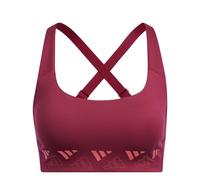 Reggiseno a sostegno medio per donne adidas Powerimpact Training Logo Rosso 2XS