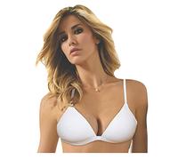 Reggiseno a Triangolo AVOCADO Infiore realizzato in microfibra liscia senza cuciture. Coppe preformate senza ferretto con una leggera imbottitura dotato di doppie bretelline (3° coppa B, Nero)