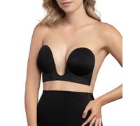 Reggiseno adesivo a forma di U - Senza spalline riutilizzabile senza schienale, Taglia E, Poids 0.110 Kg, Colore Nero
