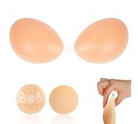 Reggiseno Adesivo,Reggiseno Push Up Invisibile in Silicone,Reggiseno Senza Spalline,Riutilizzabile Invisibile,per Abiti da Sposa, Damigelle Donore Abito da Sera Adatto Tutti Tipi Abbigliamento-B
