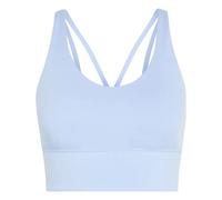 Reggiseno Adidas 3 Stripes Studio All Me Light Support - glow blue - Blu (M)
