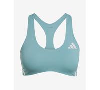 Reggiseno adidas Adizero Run Medium Support blu turchese - M-AB