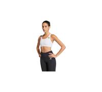 Reggiseno Adidas Optime Essentials Workout Medium Support Sports - white - Bianco (S)
