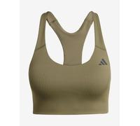 Reggiseno adidas Powerimpact Rib Medium Support verde donna - M-AB