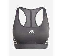 Reggiseno adidas Powerimpact Train Medium-Support 3 bande grigio - XS-AB