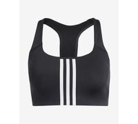 adidas Ms 3 Stripes W - reggiseno sportivo medio sostegno - donna 40AB Black woman Recycled Materials,Recycled Polyester
