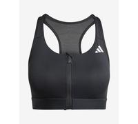 Reggiseno adidas Powerreact Medium-Support nero puro bianco donna - L-AB