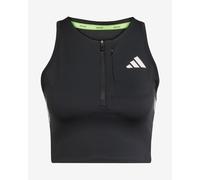 adidas - Women's Adizero Running Gel Pocket Crop Top - Reggiseno sportivo M nero