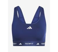 Reggiseno adidas TECHFIT blu scuro bianco - M
