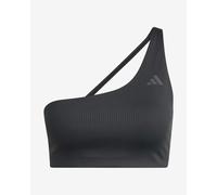 Optime Workout Reggiseno monospalla a sostegno leggero Black S