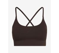 Reggiseno All Me Rib Light Support marrone scuro donna - S