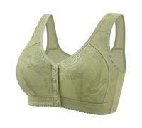 Reggiseno Allacciato Davanti, Reggiseno Push-Up Push-Up Senza Ferretto con Supporto Copertura Completa Scollo a V Senza Fili Imbottito Sports Bra Abbigliamento per Palestra Corsa Yoga