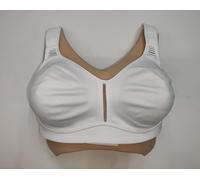Selene Reggiseno Senza Ferretto Contenitivo Elvira in Microfibra - Coppe C-D-E-F Bianco 9D