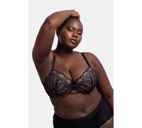 Reggiseno avvolgente Céline Nero 5 C Tinta unita