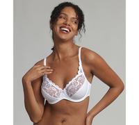 Playtex Reggiseno con Ferretto in Microfibra - Essential Elegance Broderie Donna x1, Bianco, 38/5C
