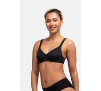 Dorina Lindsay Reggiseno Donna Senza Imbottitura con Ferretto, Microfibra Morbida, Copertura Totale, Spalline Regolabili, Supporto Confortevole, Nero