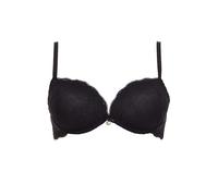 Reggiseno balconcino super push up più 2 taglie con ferretto Lormar Double Pizzo