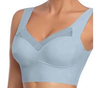 Reggiseno Chiusura Davanti, Reggiseni Donna Zero Feel Con Imbottitura Removibile Comfy Bralette Reggiseno Senza Ferretto Comodo E Morbido Di Base Sports Bra Abbigliamento Per Palestra Corsa Yoga