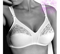 Reggiseno Comformato GIOS 985 Coppa B Pizzo senza Ferretto Spalline Larghe
