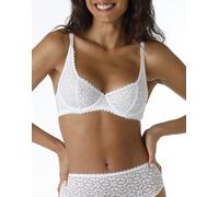 Reggiseno con ferretto taglio a 2 Value Elegance in pizzo elastico, bianco Bianco 3C