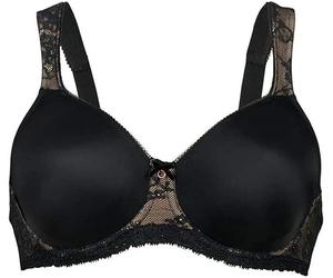Reggiseno con o senza ferretto Abby 5217 / 5218 Rosa Faia pizzo elegante Nero