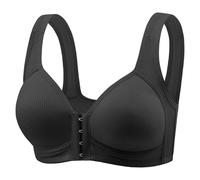 Reggiseno confortevole per la casa, per il tempo libero, sport, con design perfetto quotidiano, attività fisica confortevole, reggiseno senza ferretto, Le Noir, XXL