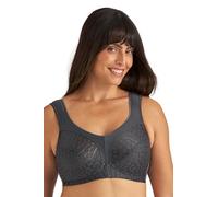 Reggiseno Coprente Senza Ferretto Miss Mary Lovely Jacquard 7d Dark Grey