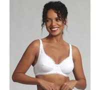 Playtex Reggiseno con Ferretto Criss Cross Cotone Bio Donna x1, Bianco, 38/5B