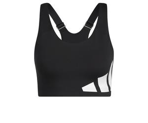 Reggiseno da donna adidas Ultimate High-Support Logo Nero 2XS