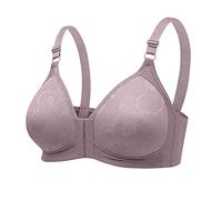 Reggiseno da donna biancheria intima filo reggiseno leggero sport reggiseni per le donne, Viola, L