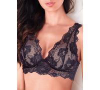 Reggiseno da donna bralette push up in pizzo imbottito con ferretto Lorman Gem